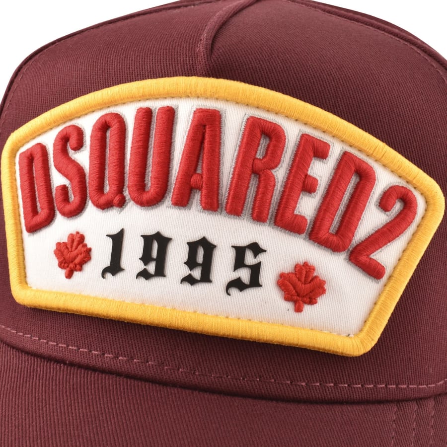 Burgundy dsquared cap clearance